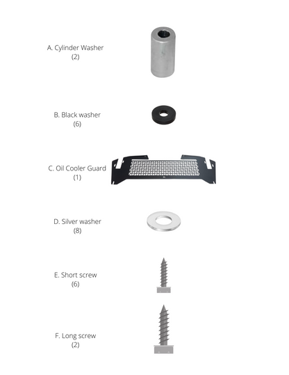 BMW G8X S58 Oil Cooler Guard
